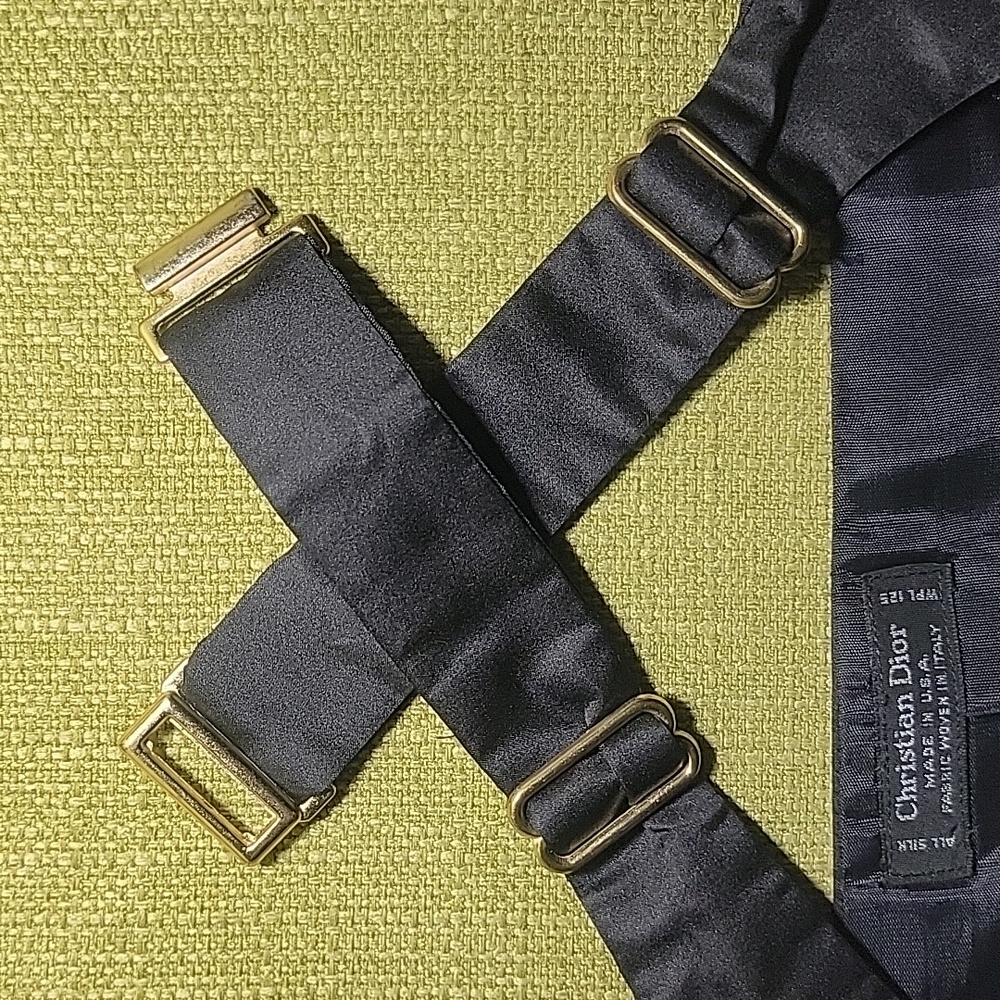 Christian Dior Mens Silk Cummerbund - Picture 8 of 12